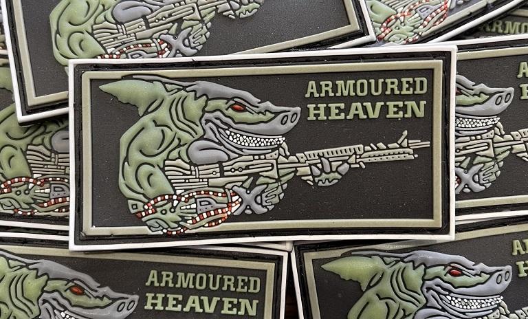 Armoured Heaven Shark Velcro Patch